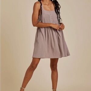 Rylee + Cru Purple Mini Dress